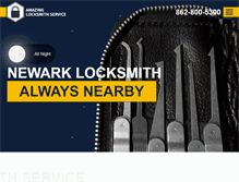 Tablet Screenshot of newark-locksmith.us